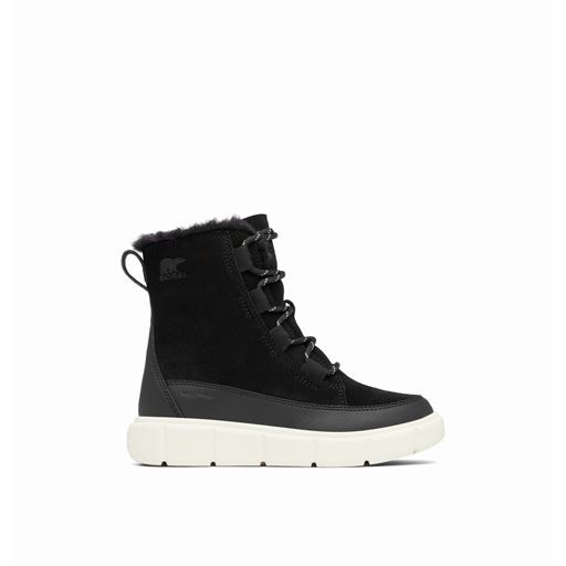 Sorel Youth Explorer™ III Lace WP Støvler, Black Sea Salt, 38