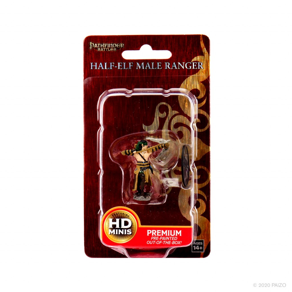 Pathfinder Battles Premium Figures - Half-Elf Ranger Male
