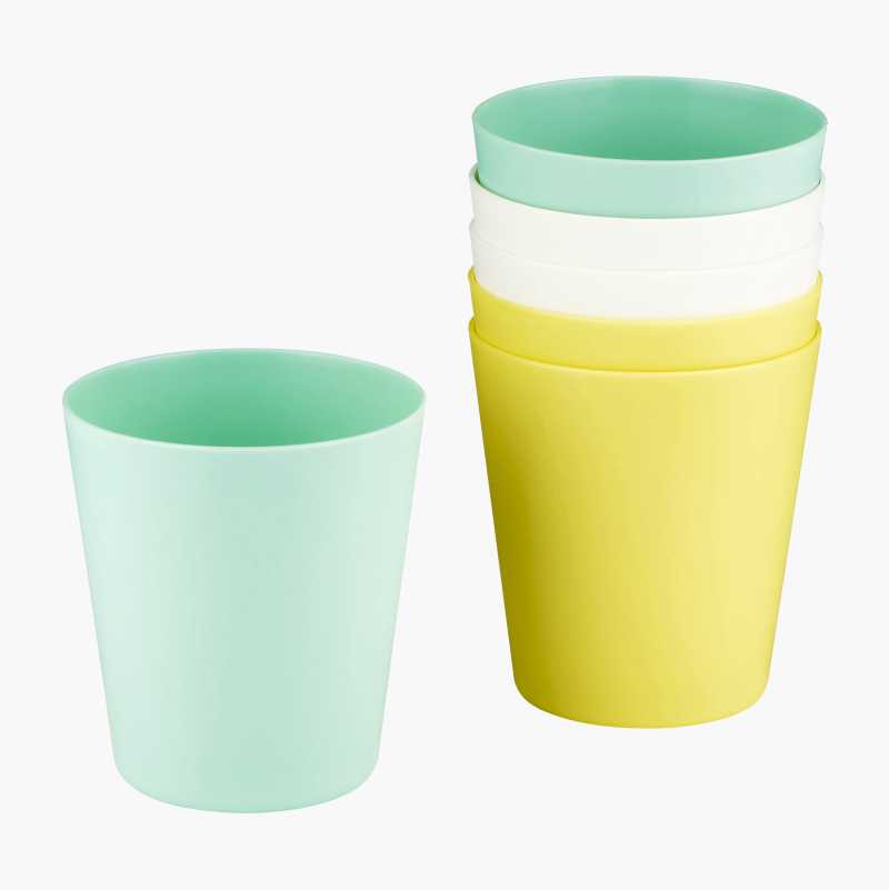 Plastkopp, 6 stk.