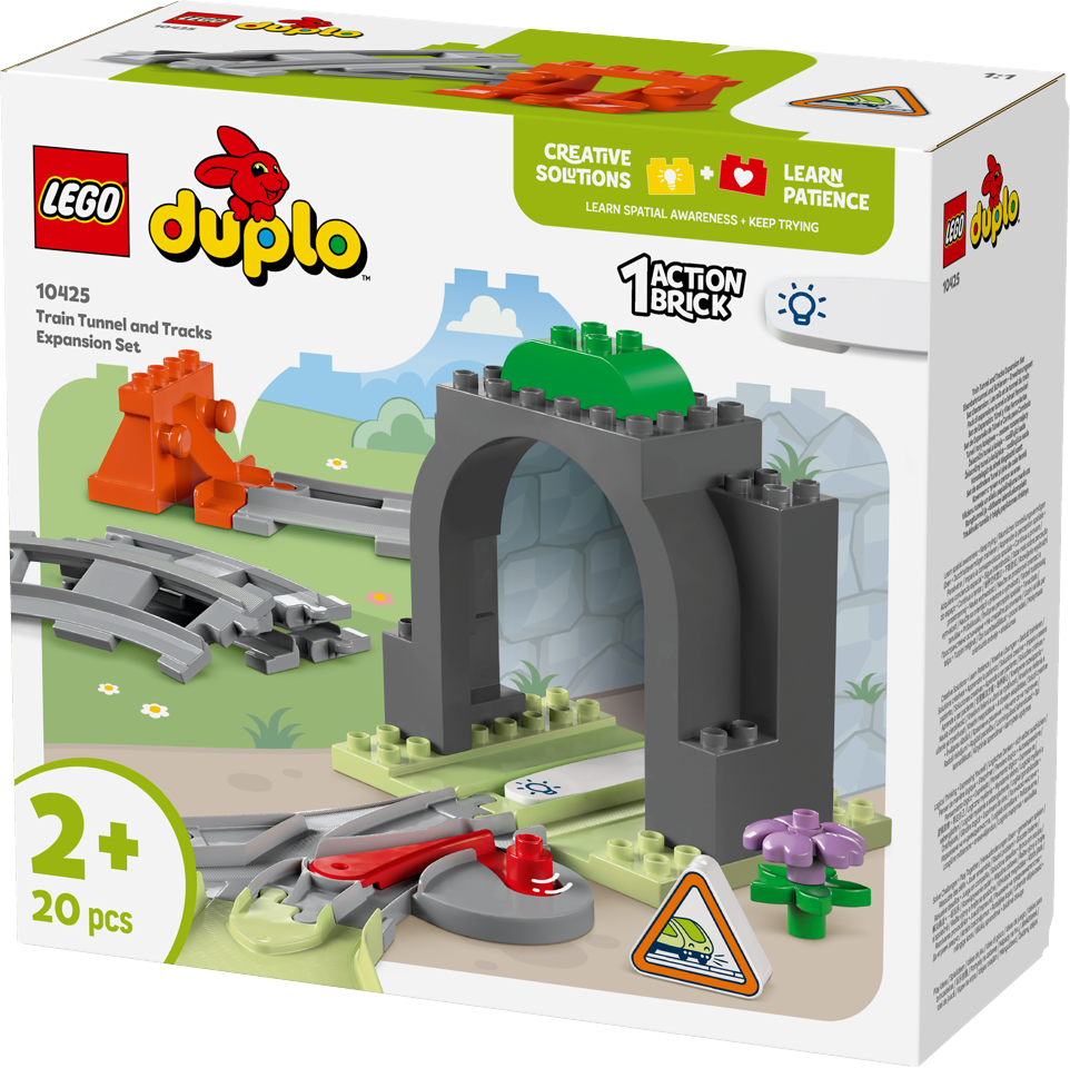 LEGO - DUPLO Town - Togtunnel og spor udvidelsessæt (10425)
