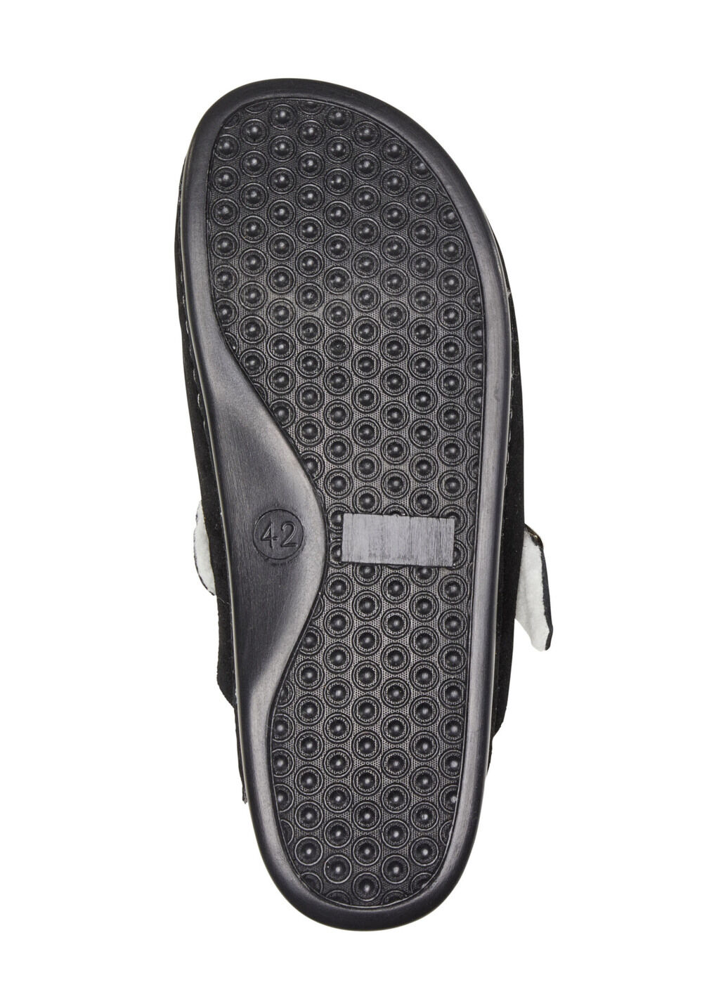 Pantoffel aus weichem Veloursleder