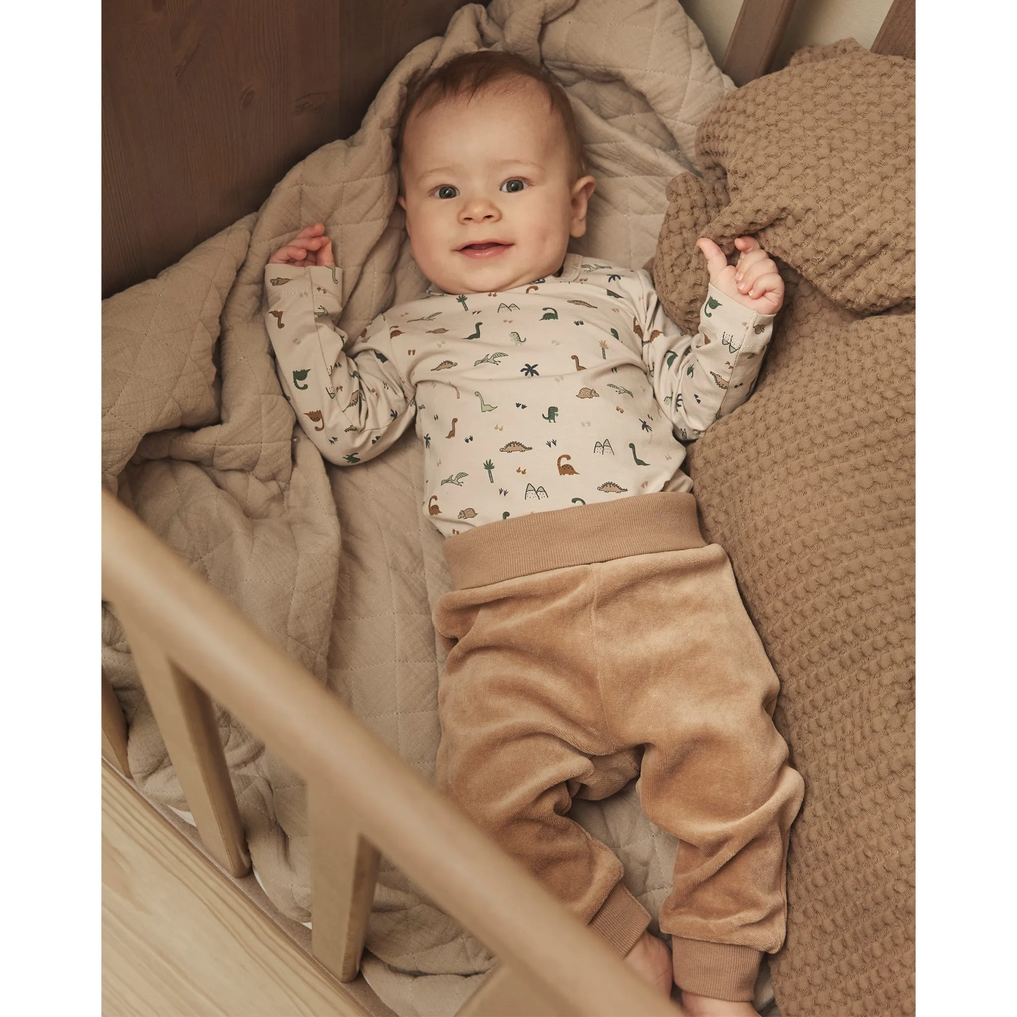 Fixoni Pantalon Velour Nouveau-né -24mois