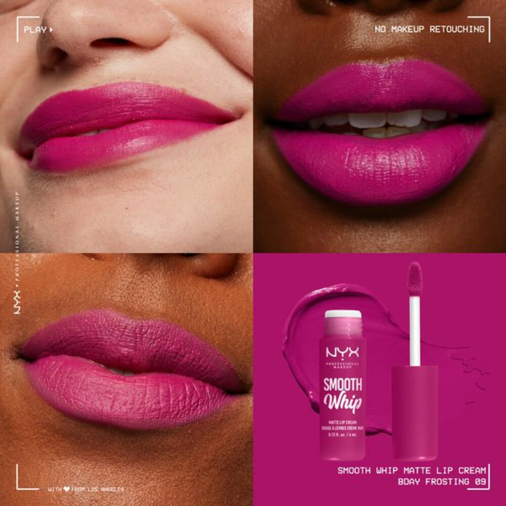 NYX Smooth Whip Matte Lip Cream Bday Frosting4 ml