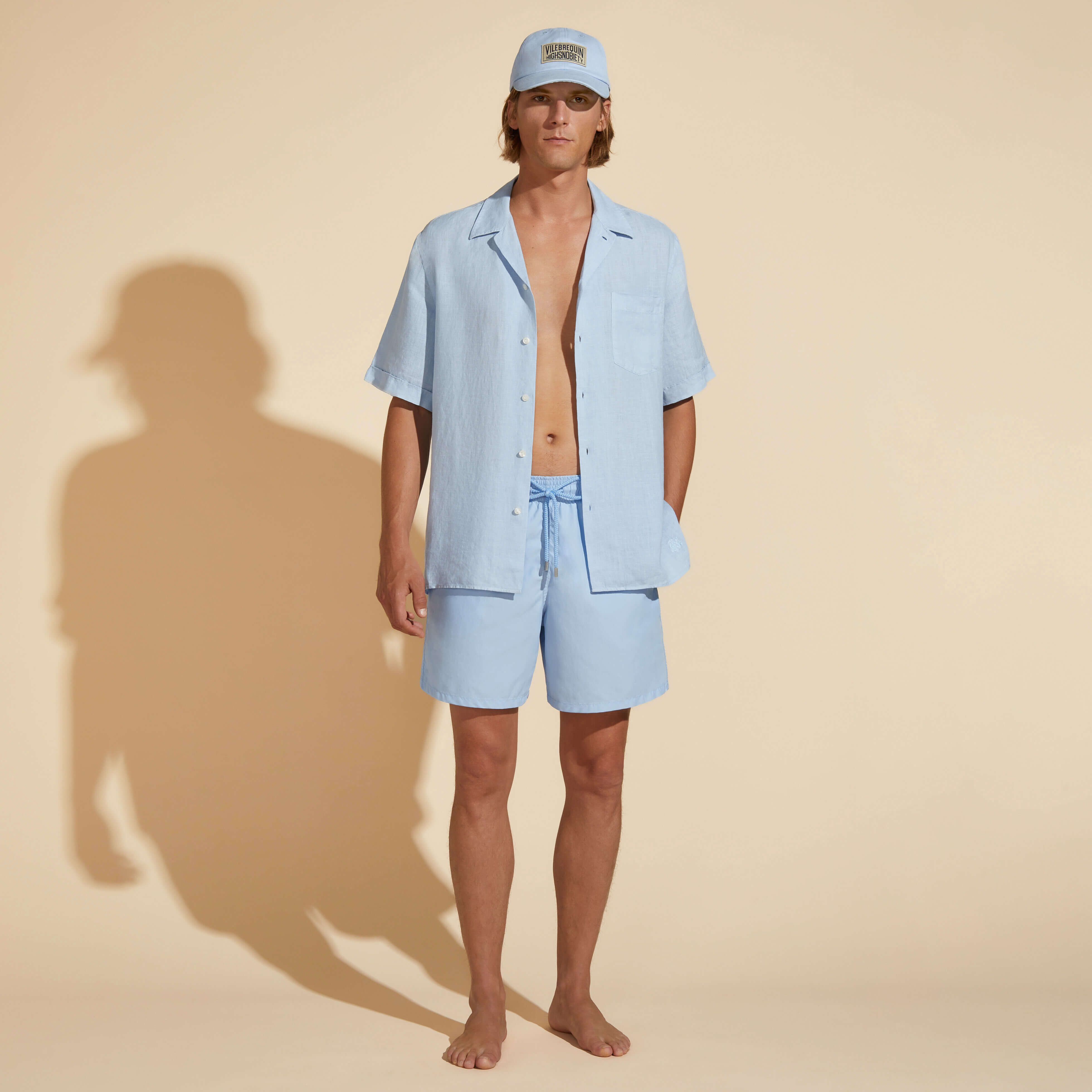 Maillot de bain homme uni - Vilebrequin x Highsnobiety | Site Vilebrequin | MOOZ3A00