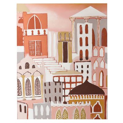 Tableau village oriental
