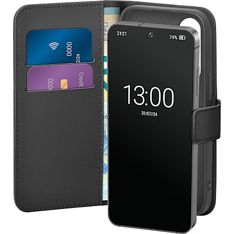 Puro Samsung Galaxy S25 wallet - sort