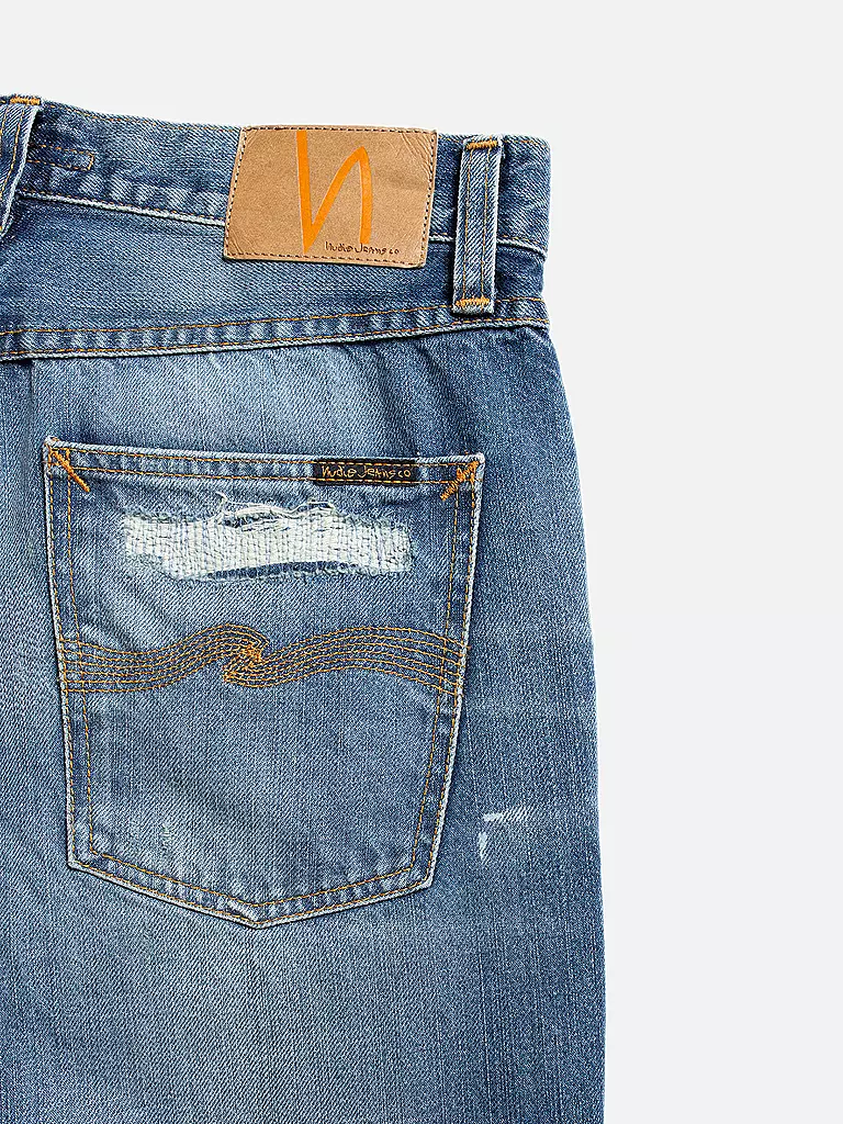NUDIE JEANS Jeans Straight Fit  blau