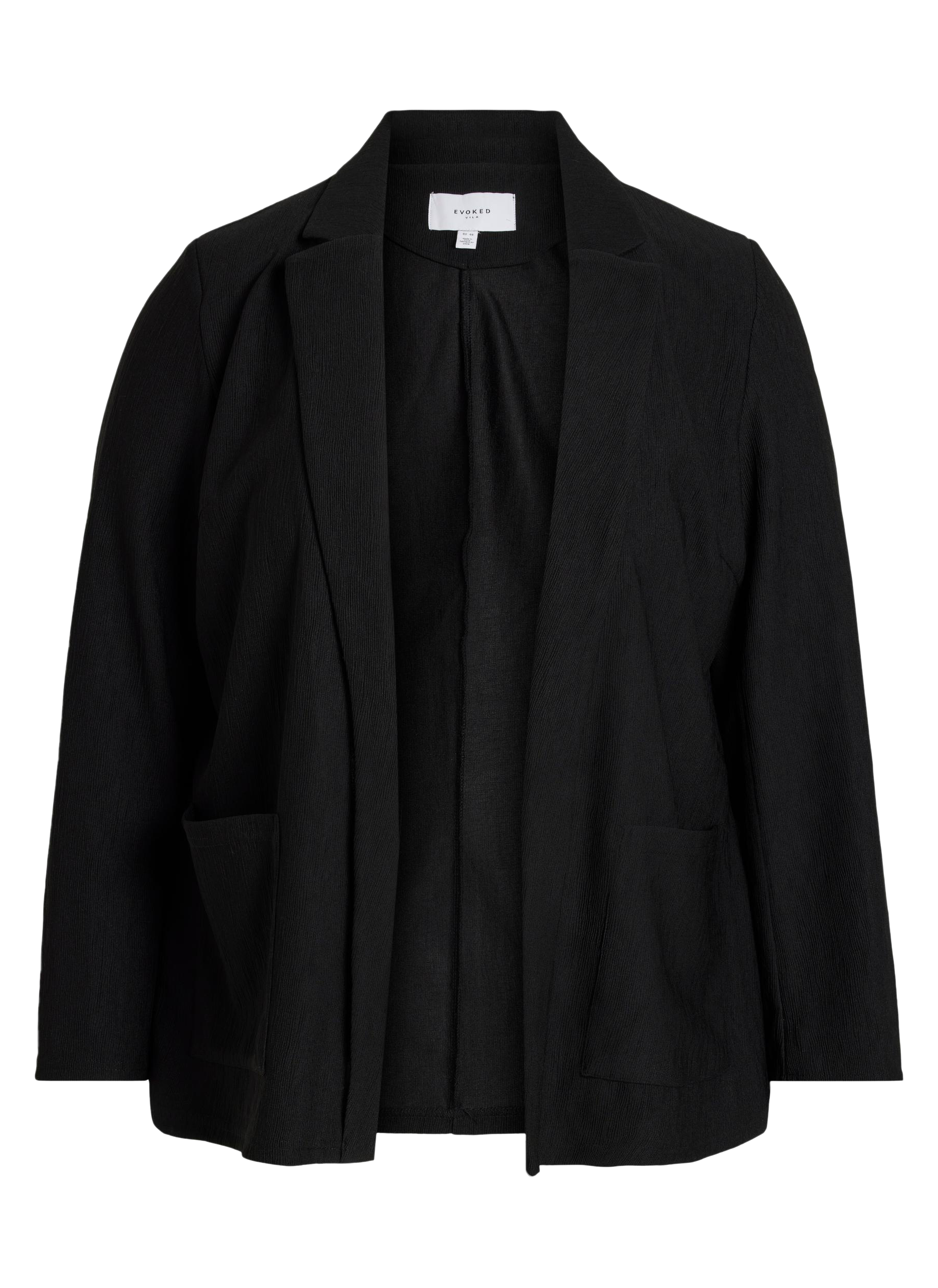 MALINAS - Blazer court col tailleur| Noir