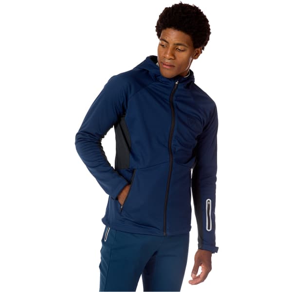 Veste ski de fond ROSSIGNOL SOFTSHELL HOODIE JKT DARK NAVY