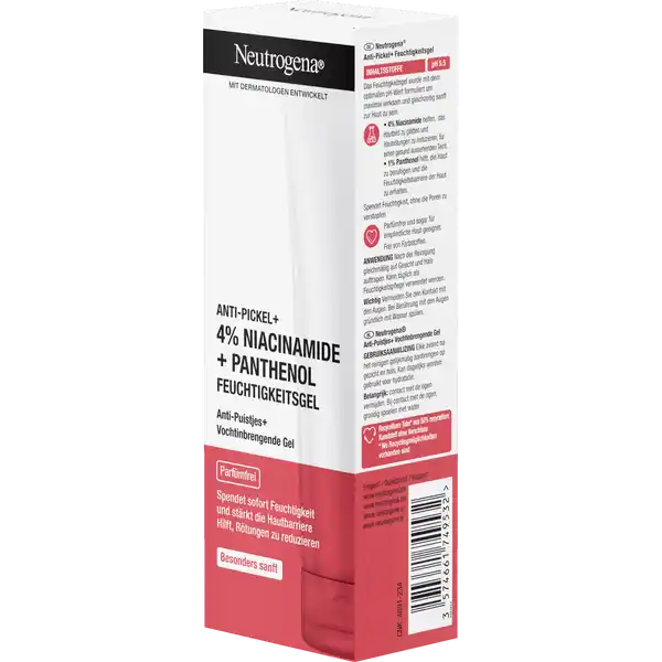 Anti-Pickel+ Feuchtigkeitsgel 4% Niacinamide + Panthenol