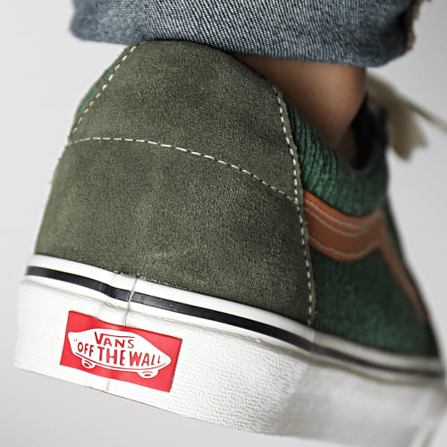 Baskets Sk8 Low 9QROLV1 Retro Cord Olive