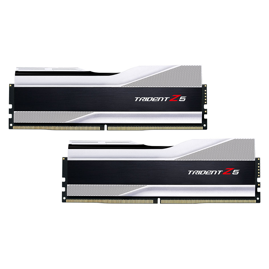 G.Skill Trident Z5 32 Go (2 x 16 Go) DDR5 6400 MHz CL32 - Argent