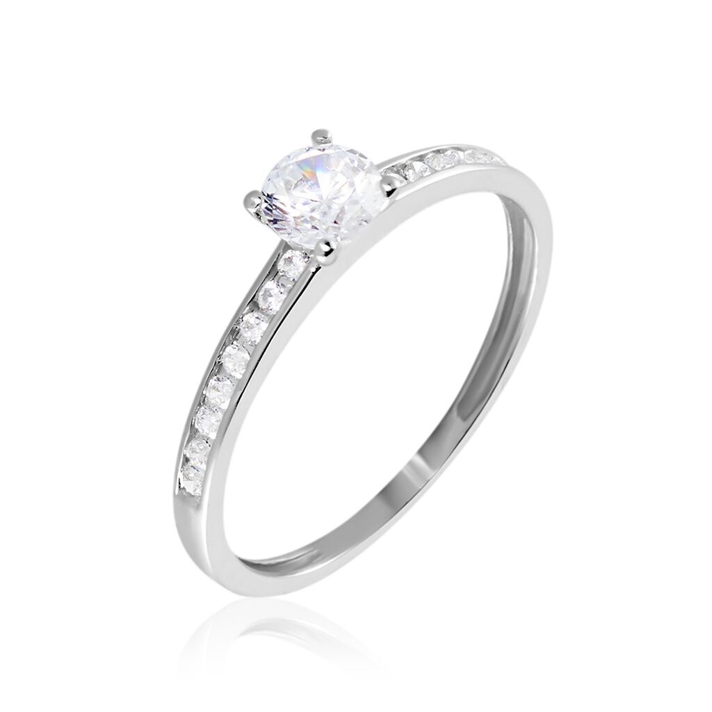 Bague Harem Or Blanc Oxyde