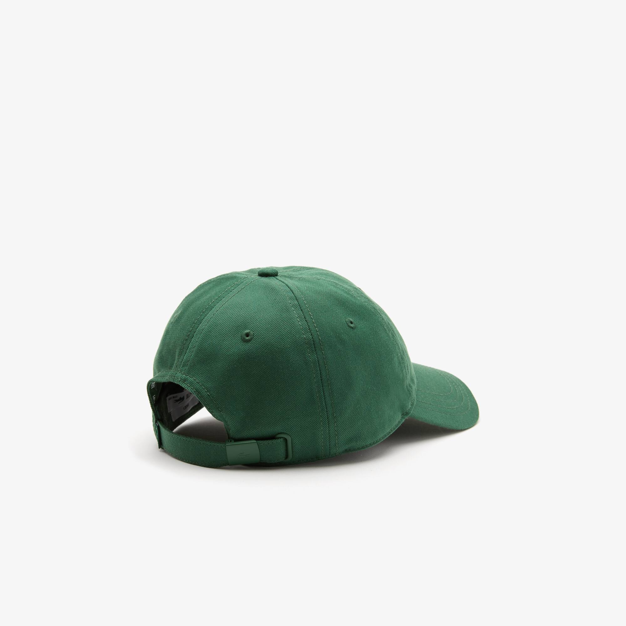 Unisex LACOSTE Kappe aus Bio-Baumwolltwill Caps & Hüte - Grün - Lacoste - Unisex