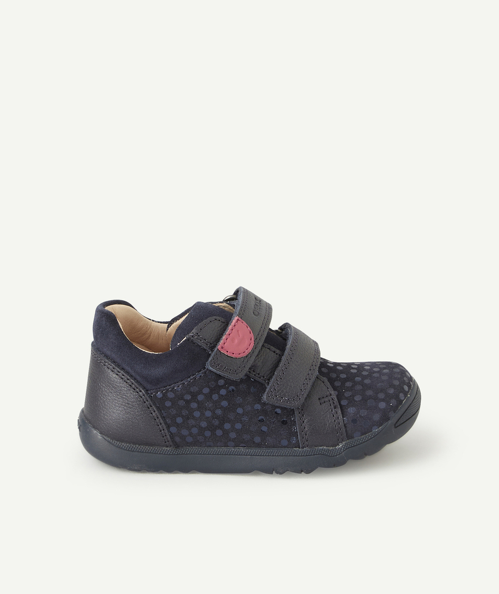 GEOXBASKETS MACCHIA BÉBÉ FILLE BLEU MARINE
