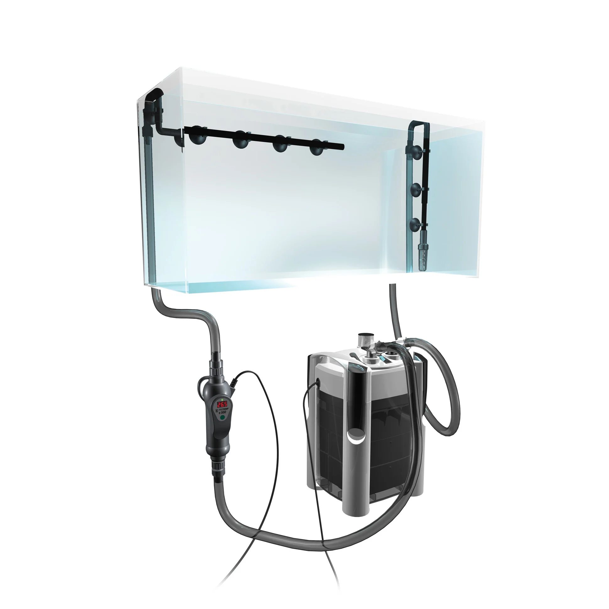 JBL ProTemp e300 externe aquarium verwarming.