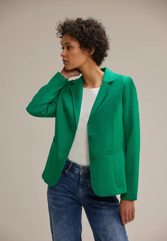 Twill Blazer - fresh spring green