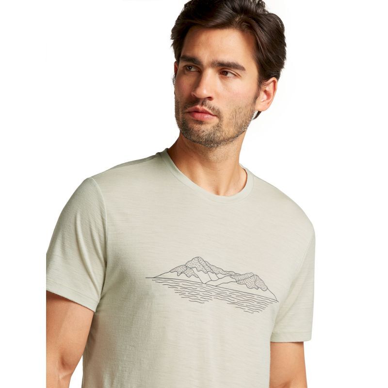 Merino 150 Tech Lite SS Tee Pukaki Reflected - T-shirt en laine mérinos homme