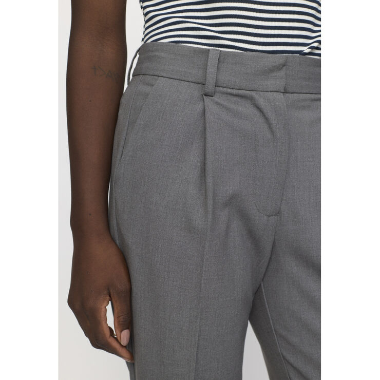 Soft Rebels SRVilja midwaist loose pant Medium grey melange