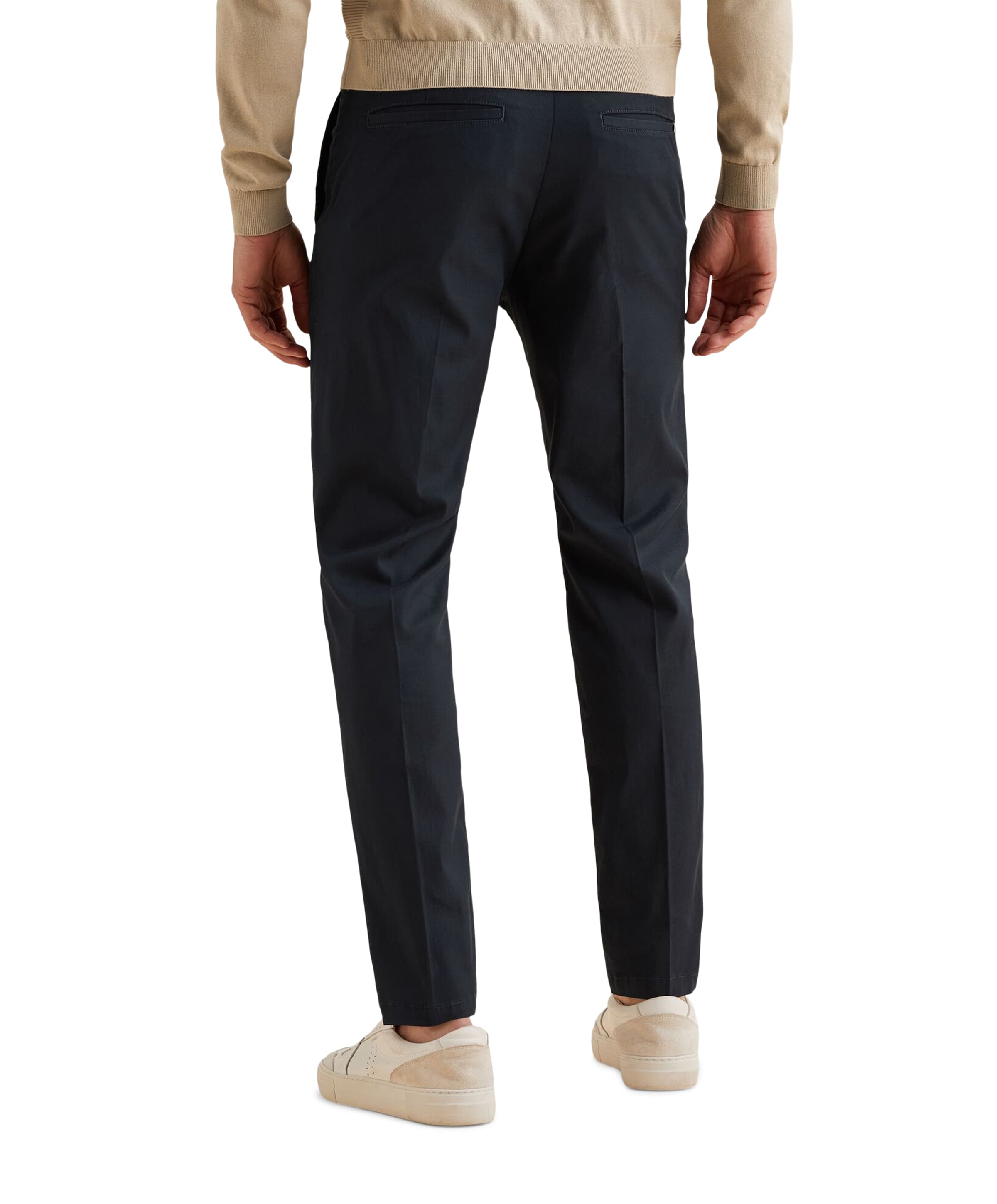 Vanguard V35 RELAXED CHINO SOFT STRETCH TENCEL heren broek blauw
