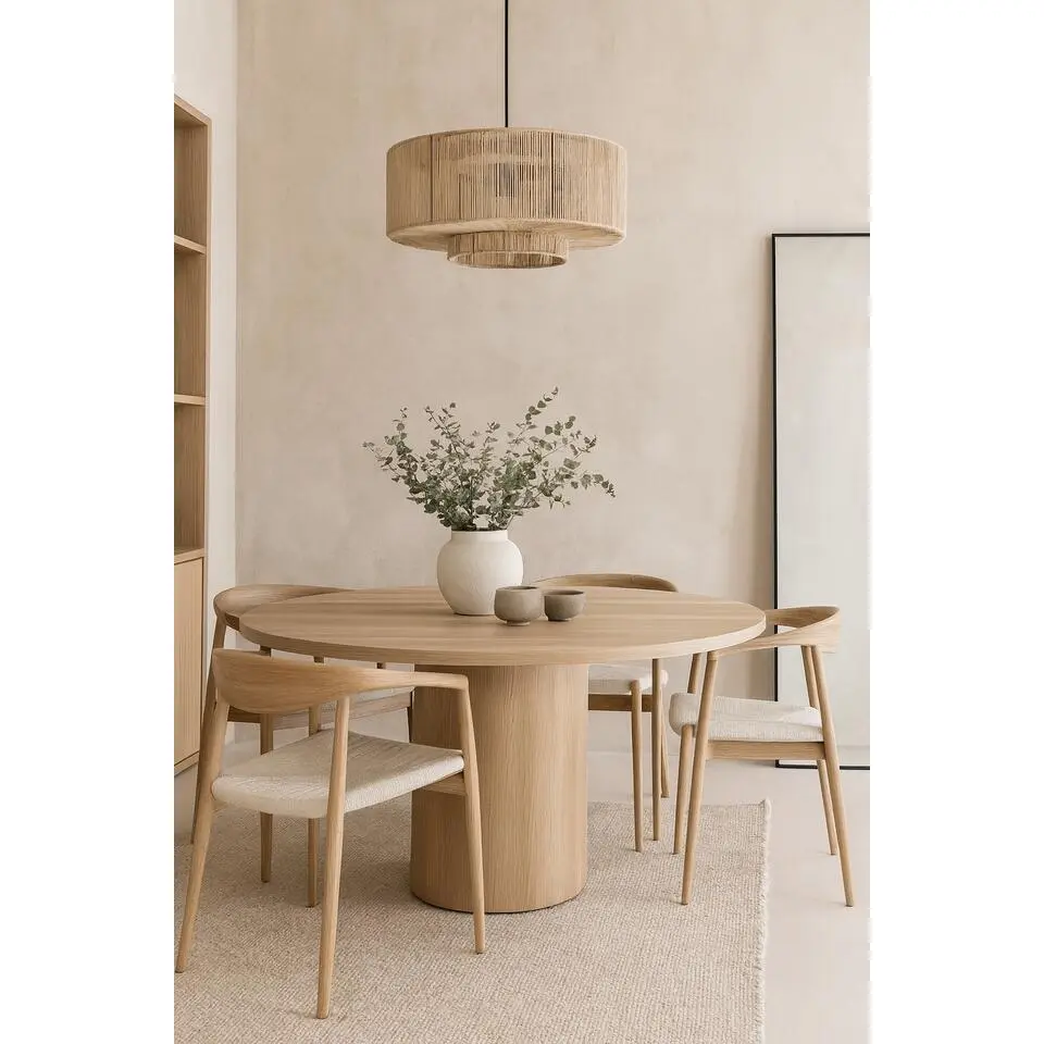 Urban Interiors Hanglamp Drum Ø50x 25cm. jute