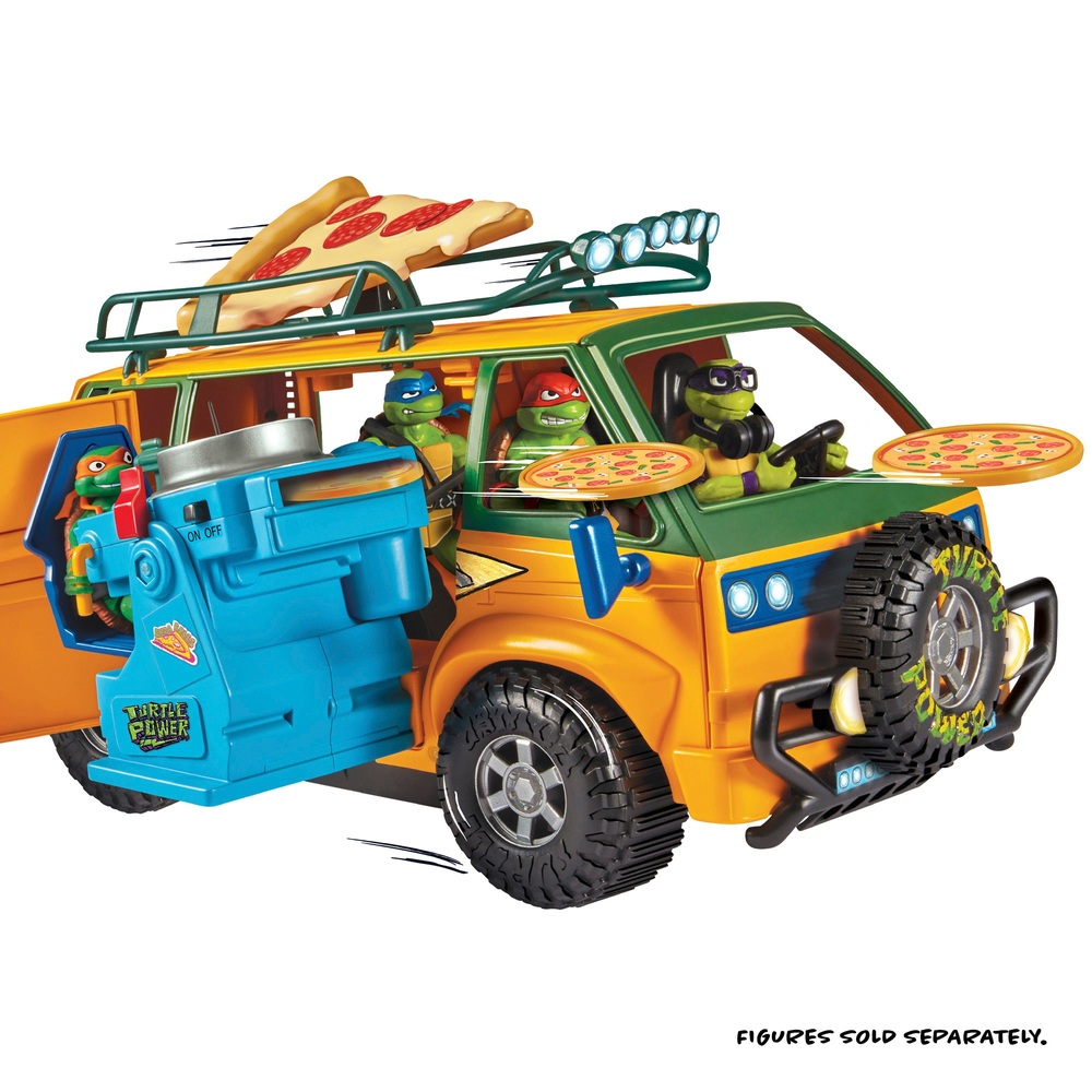 Teenage Mutant Ninja Turtles Mutant Mayhem - Pizza Fire Lieferwagen-Spielset