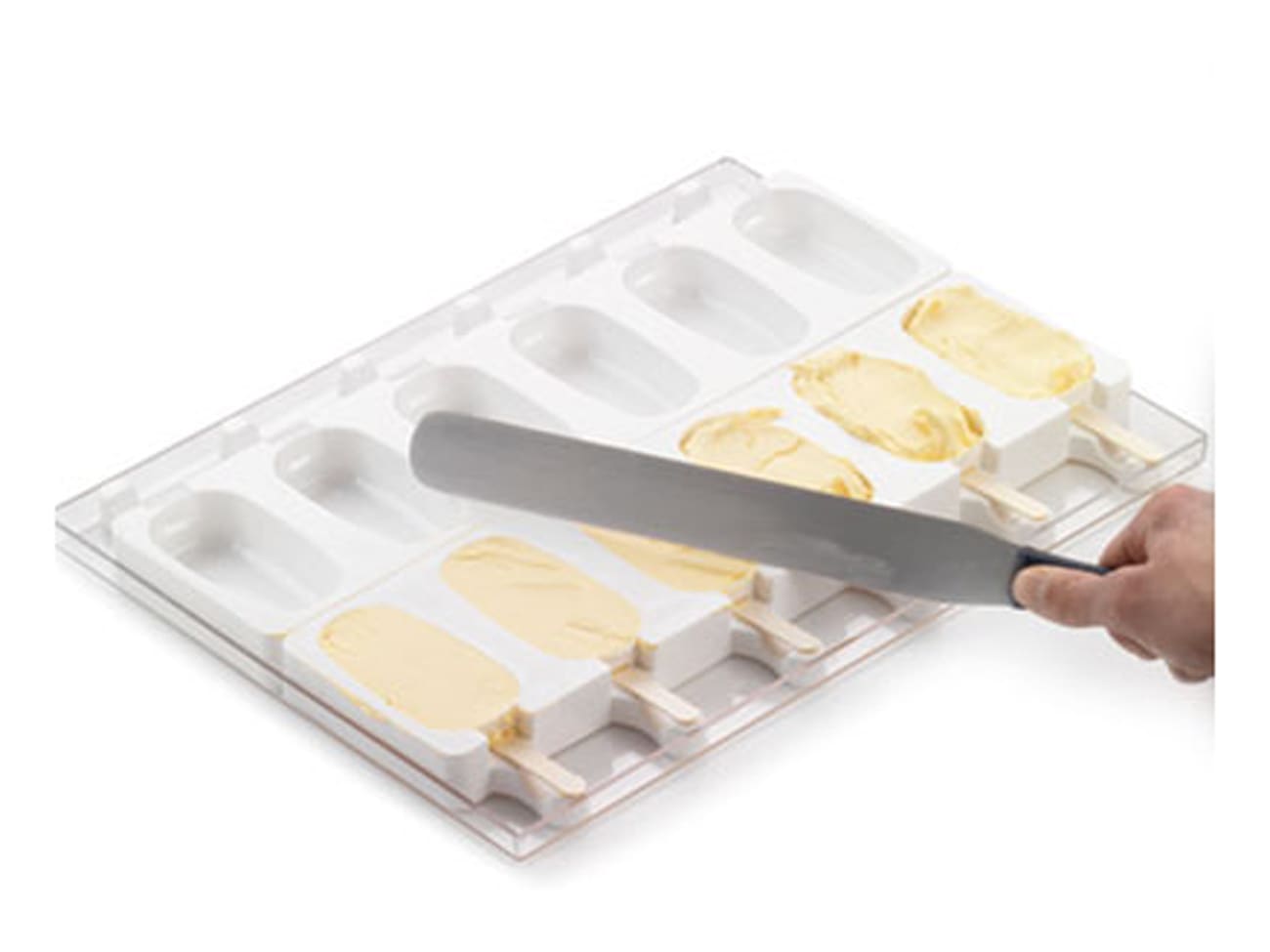 Moule silicone pour glace - forme cœur - 40 x 30 cm - Silikomart