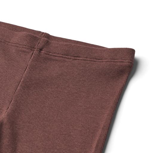 Wheat Maddy Baby Rib Leggings, Eggplant, 92 cm