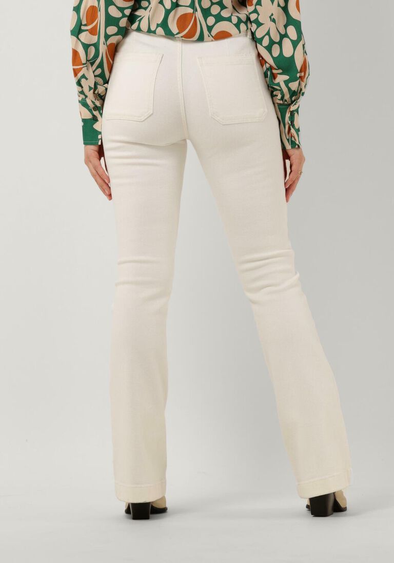 BY-BAR ecru by-bar flared jeans leila pant twill