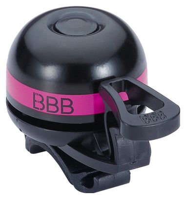 Sonnette BBB EasyFit Deluxe Noir/Magenta