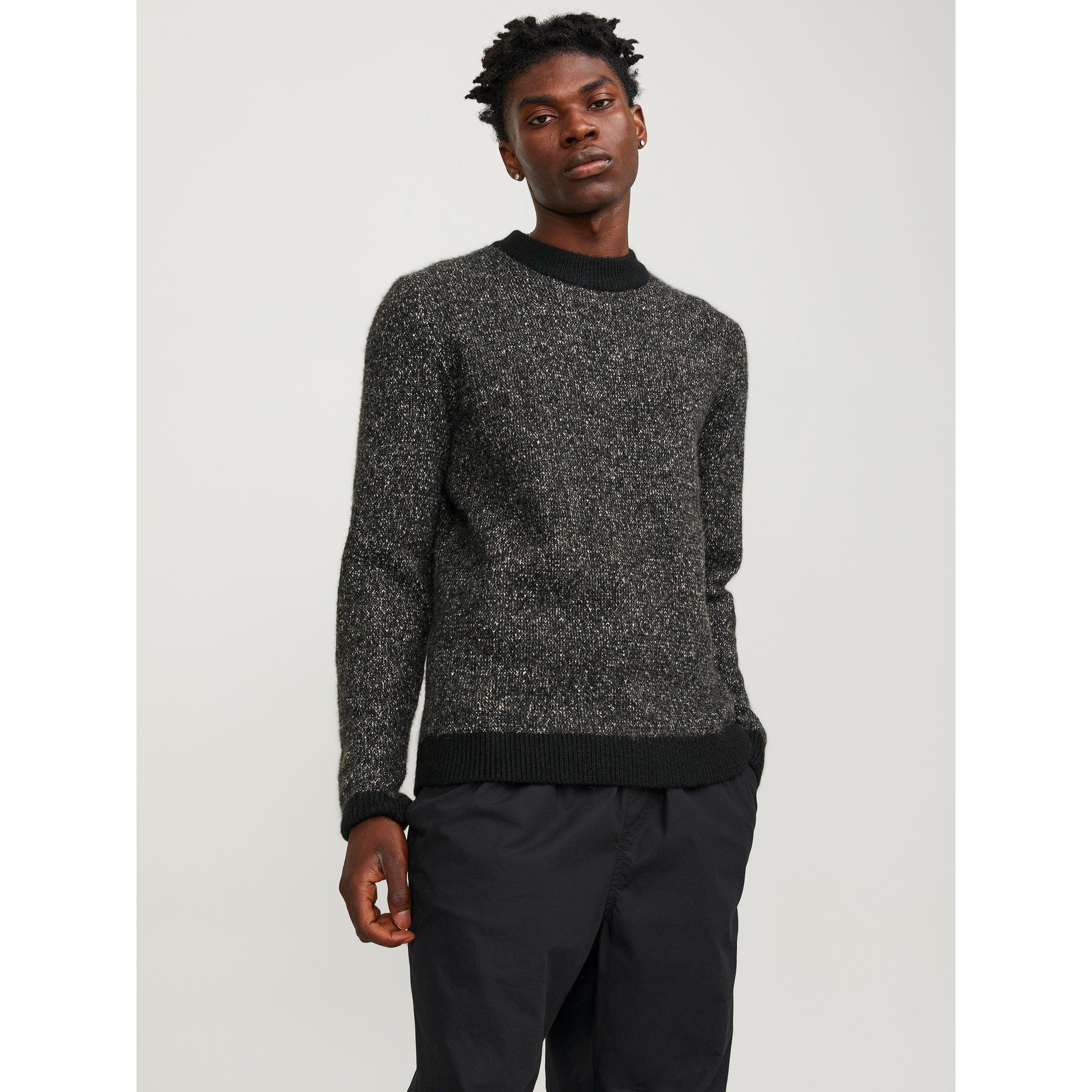 Jack and Jones Space Crew Neck Knitted Jumper Mens