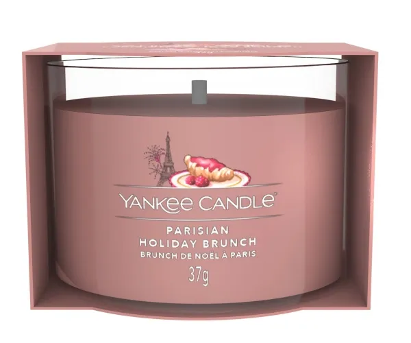 Yankee Candle Parisian Holiday Brunch, Ellipse, Lyserød, 10 t, 1 stk