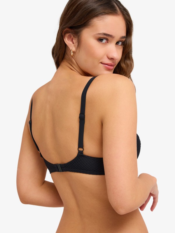 Roxy Island Underwire Dcup Haut de bikini bonnet D à armatures Noir Femme