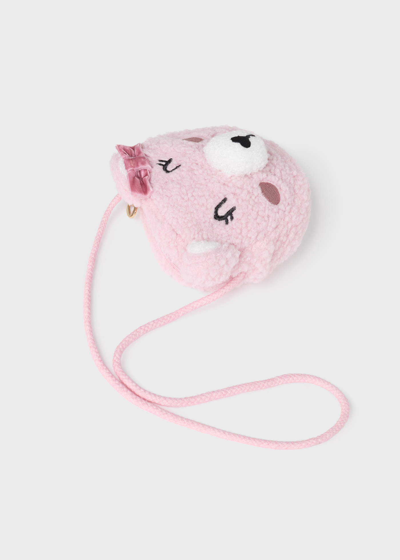 Bolsa de tecido atoalhado para ursinho de pelúcia bebê