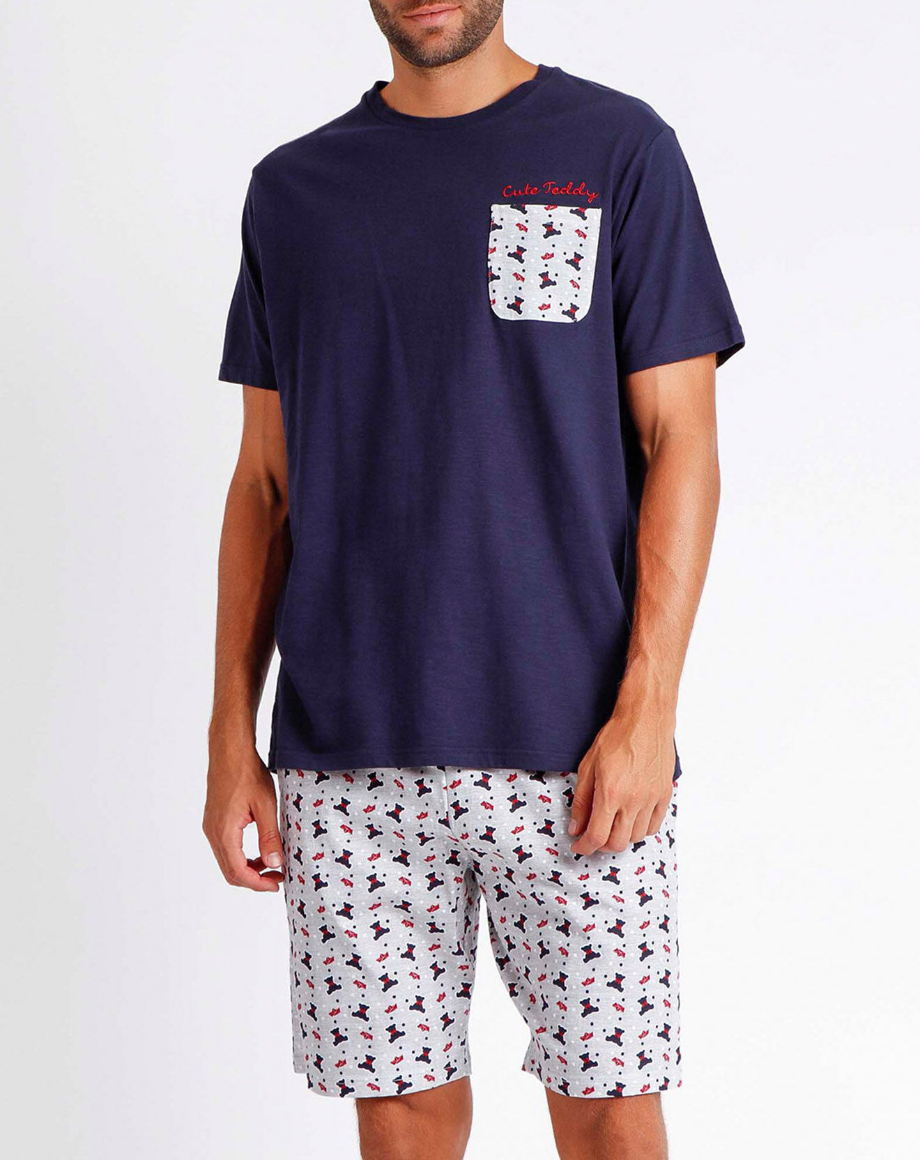 Admas Pyjama nounours bleu marine