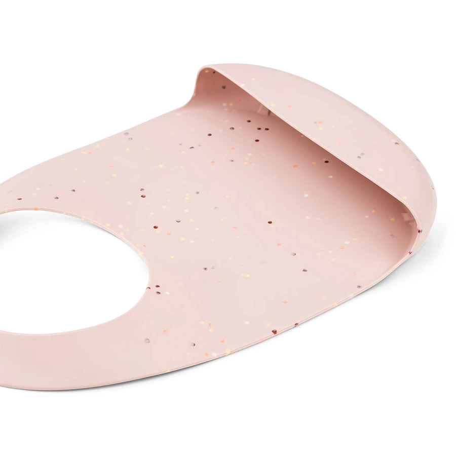 Done by Deer™ Silikon Lätzchen Confetti rosa