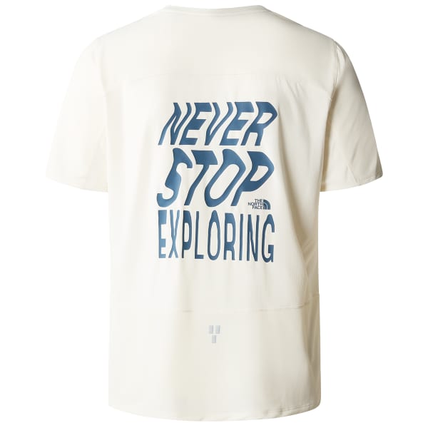 T-shirt randonnée THE NORTH FACE SUNRISER S/S WHITE DUNE/SHADY BLUE