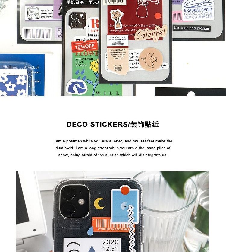 Monez - Telefoondecoratiesticker (verschillende ontwerpen)