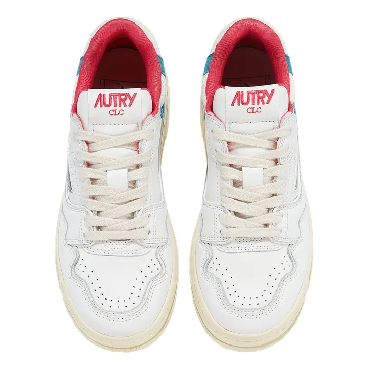 Autry Baskets CLC Low Cuir Bicolore | Bleu