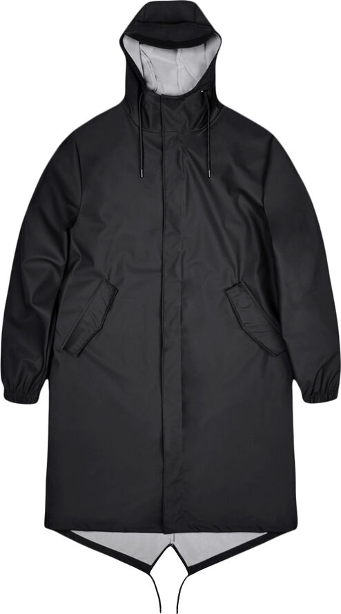 Rains Fishtail Parka Black