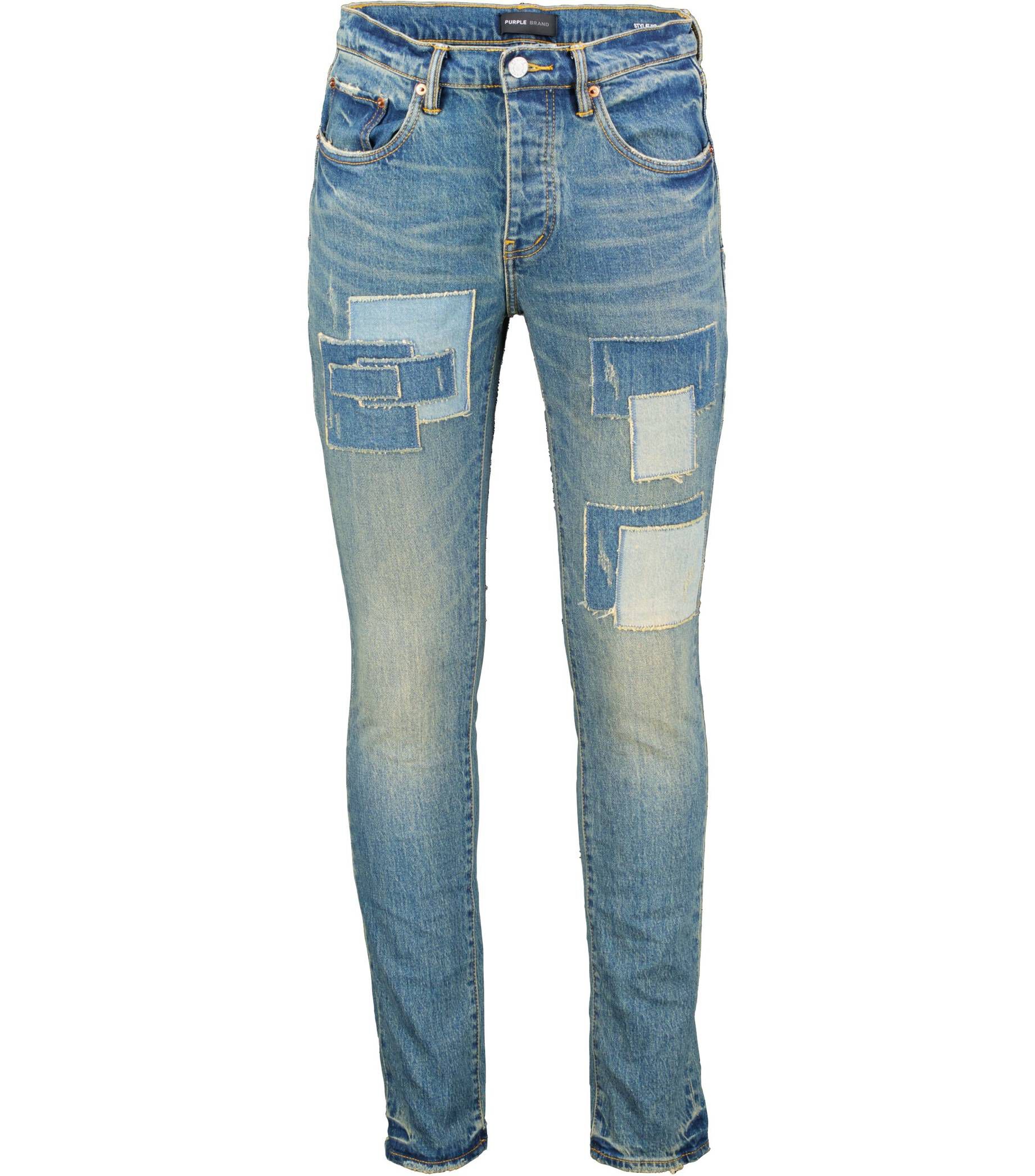 Purple Brand| Herren Jeans VINTAGE SQUARE PATCH REPAIR