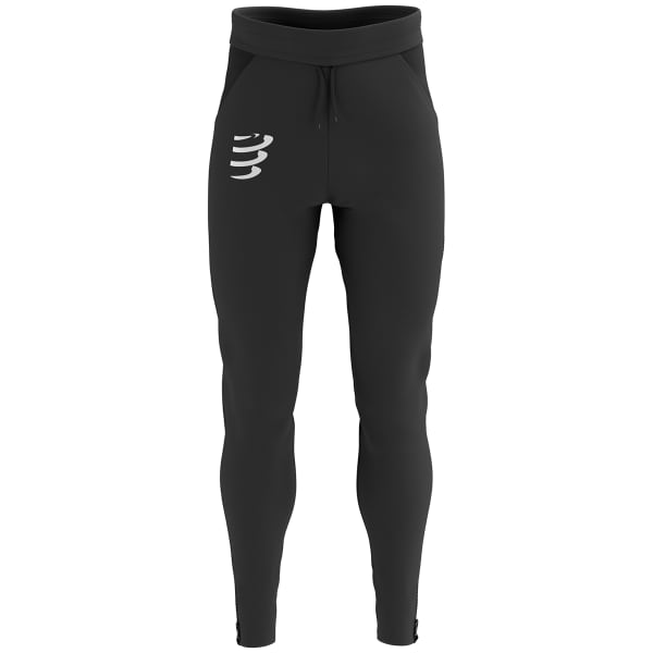 Cuissard trail COMPRESSPORT HURRICANE WINDPROOF SEAMLESS PANTS BLACK