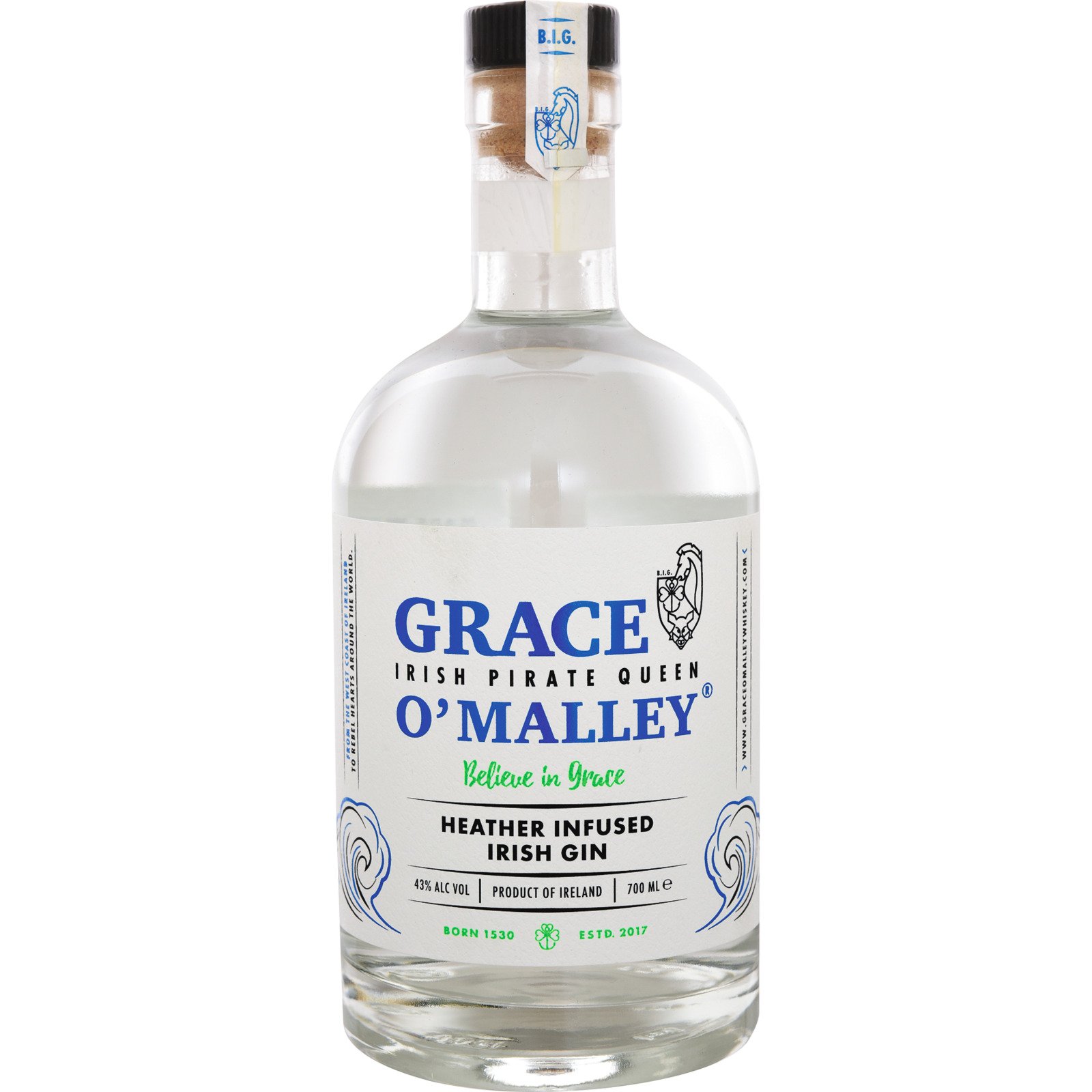 Grace O'Malley Gin 70 cl