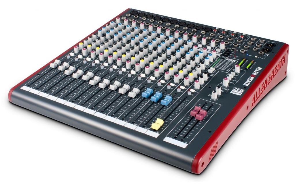 Mischpult ZED-16FX<br>Mehrzweck-Mischpult mit USB-Interface und Effektprozessor