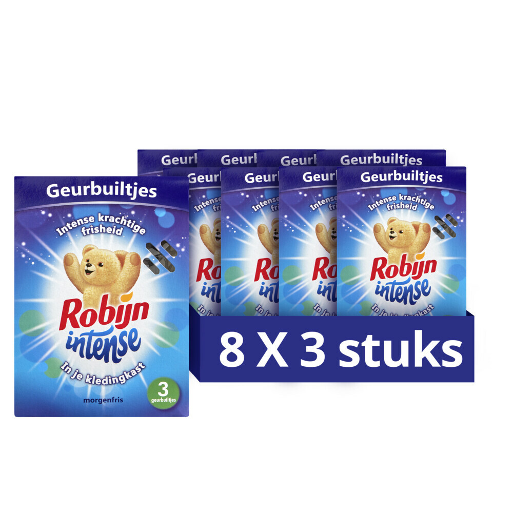 8x Robijn Geurbuiltjes Intense3 stuks