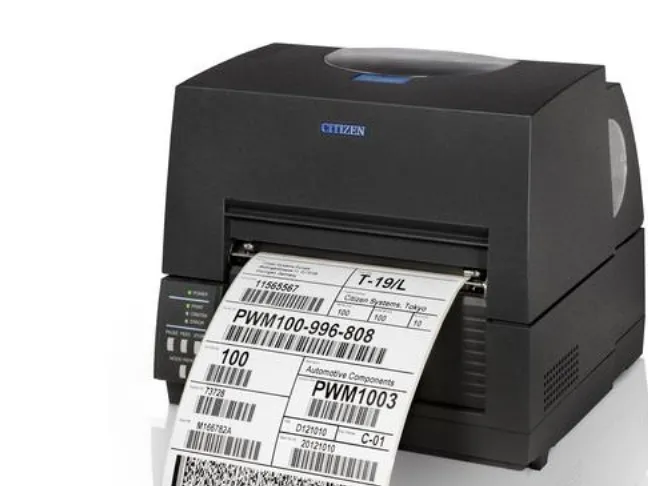 Citizen CL-S6621 - Etiketprinter - direkte termisk/termisk overførsel - Rulle (17,8 cm) - 203 dpi - op til 150 mm/sek. - USB 2.0, seriel - skærer - sort