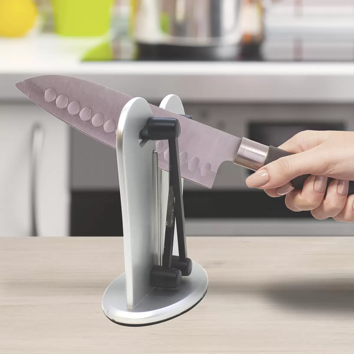 Messerschärfer Insta Sharp silber,schwarz