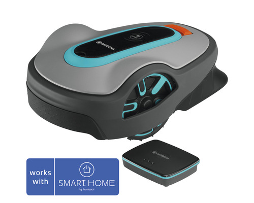 GARDENA smart SILENO life 1000 m² robotmaaierset met LONA-functie - Compatibel met SMART HOME van hornbach