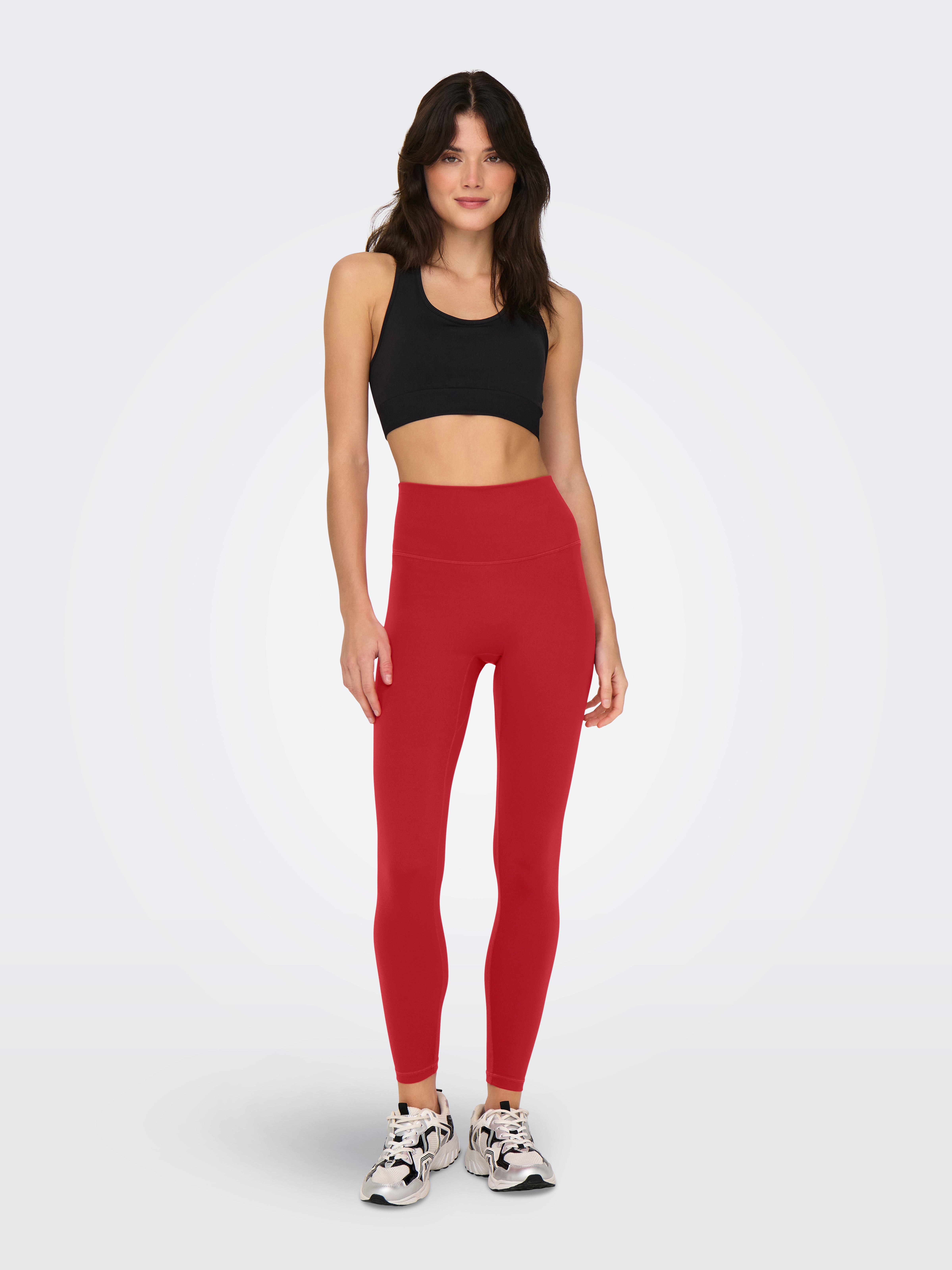 ONPJAM-3-SANA Super-High Waist Enger Schnitt Sportleggings Mars Red