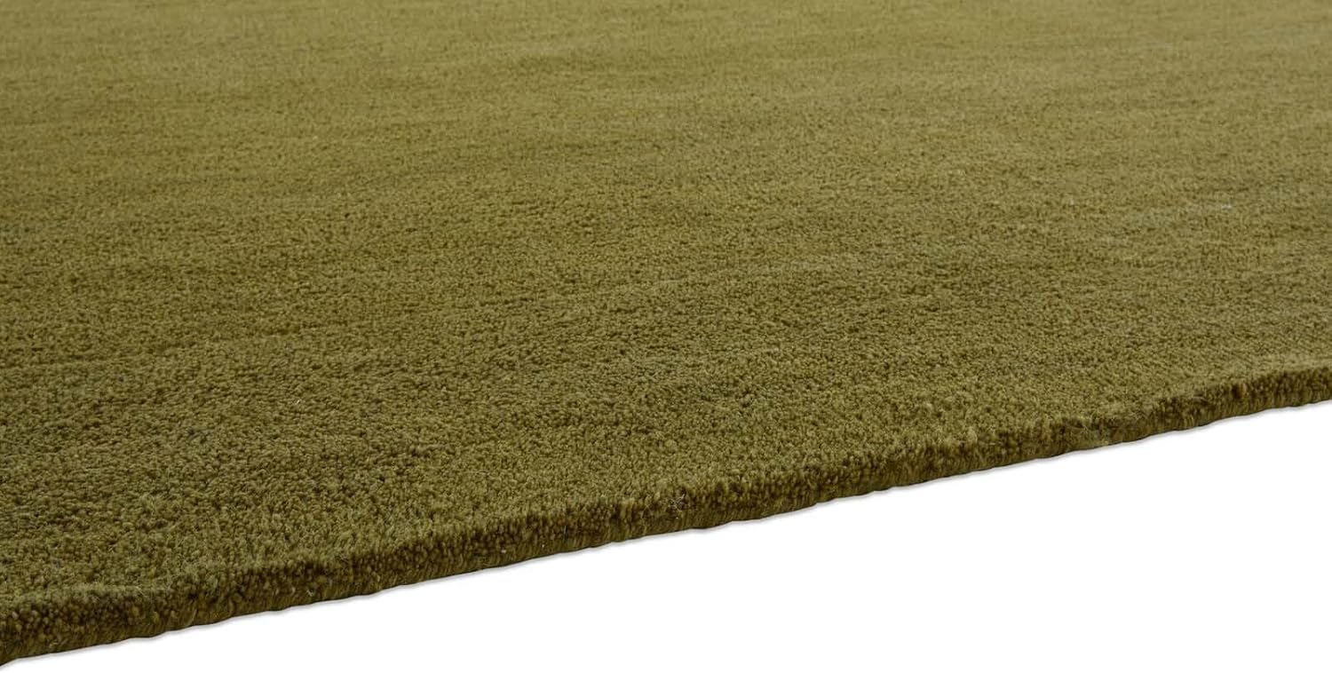 Taracarpet Teppich Georgia Gabbeh Loom Wollteppich strapazierfähiger Schurwollteppich fürs Wohnzimmer, Schlafzimmer und Esszimmer grün 200x290 cm